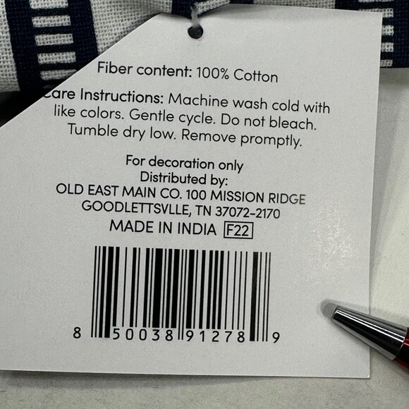 Lot Of Four Dish Towels Two Solid Two Striped Blue New With Tags - Picture 6 of 8